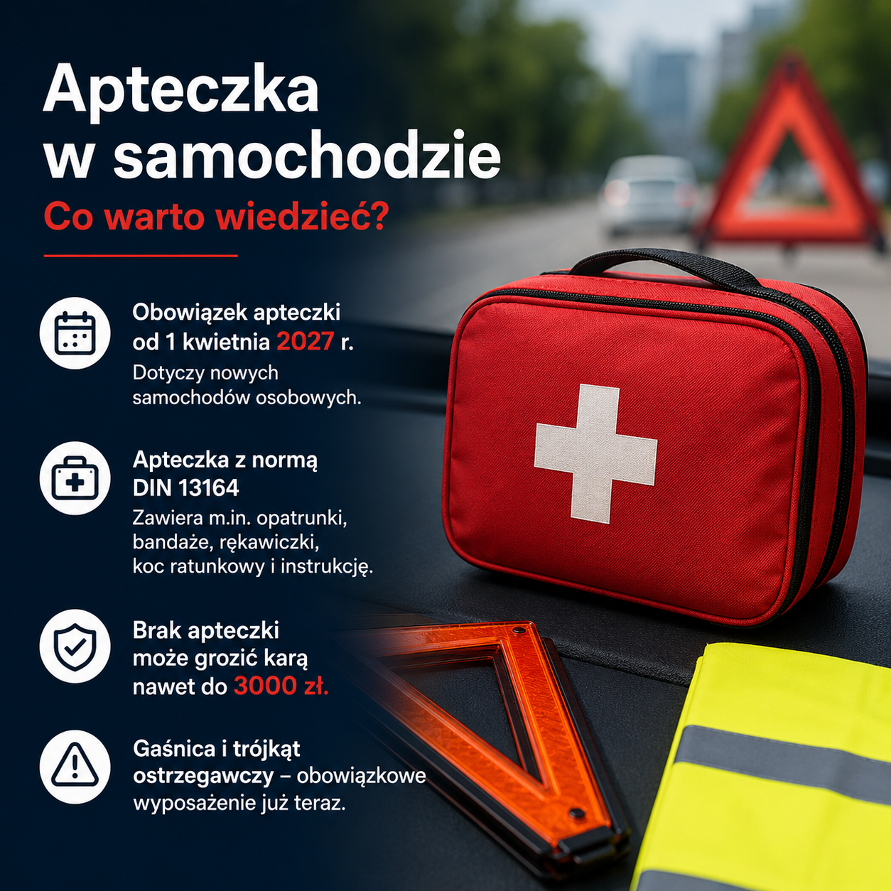 Czy apteczka jest obowiązkowa w samochodzie